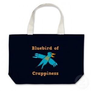Bluebird of Crappiness Tote Bag