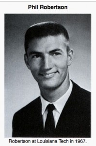 Duck Dynasty's Phil Robertson in 1967.