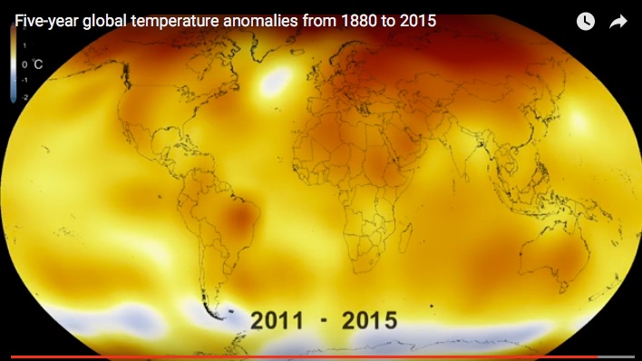 Global Warming 1880 – 2015